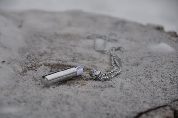Anniversary gift for boyfriend/Bullet necklace – Lace and Twig Inc